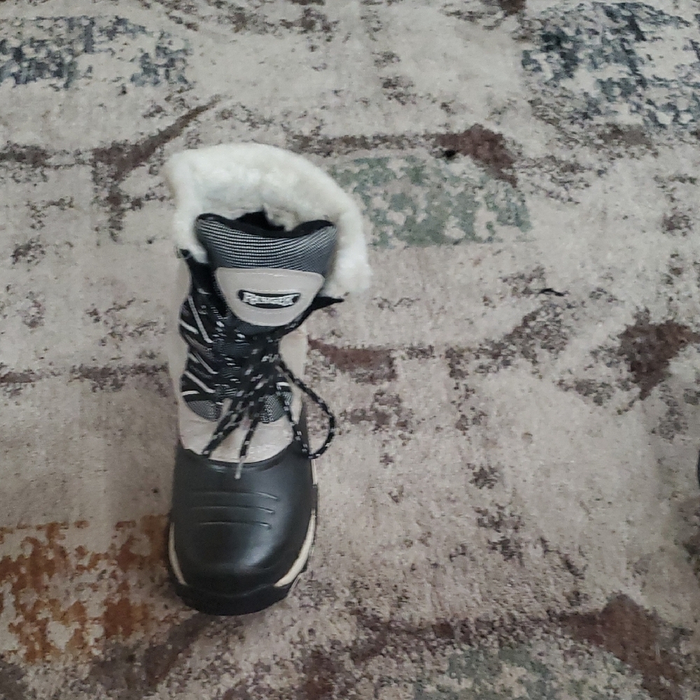 Men's Black and Gray Rain & Snow Boots